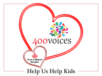 400Voices is Sharing Valentine’s Love at Texas Children’s Hospital